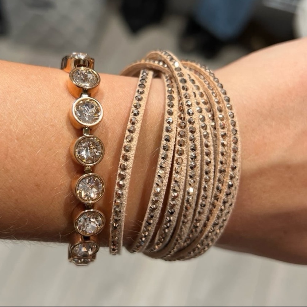 NEW Touchstone Wrap-Star bracelet and Rose Gold Silk Ice Bracelet